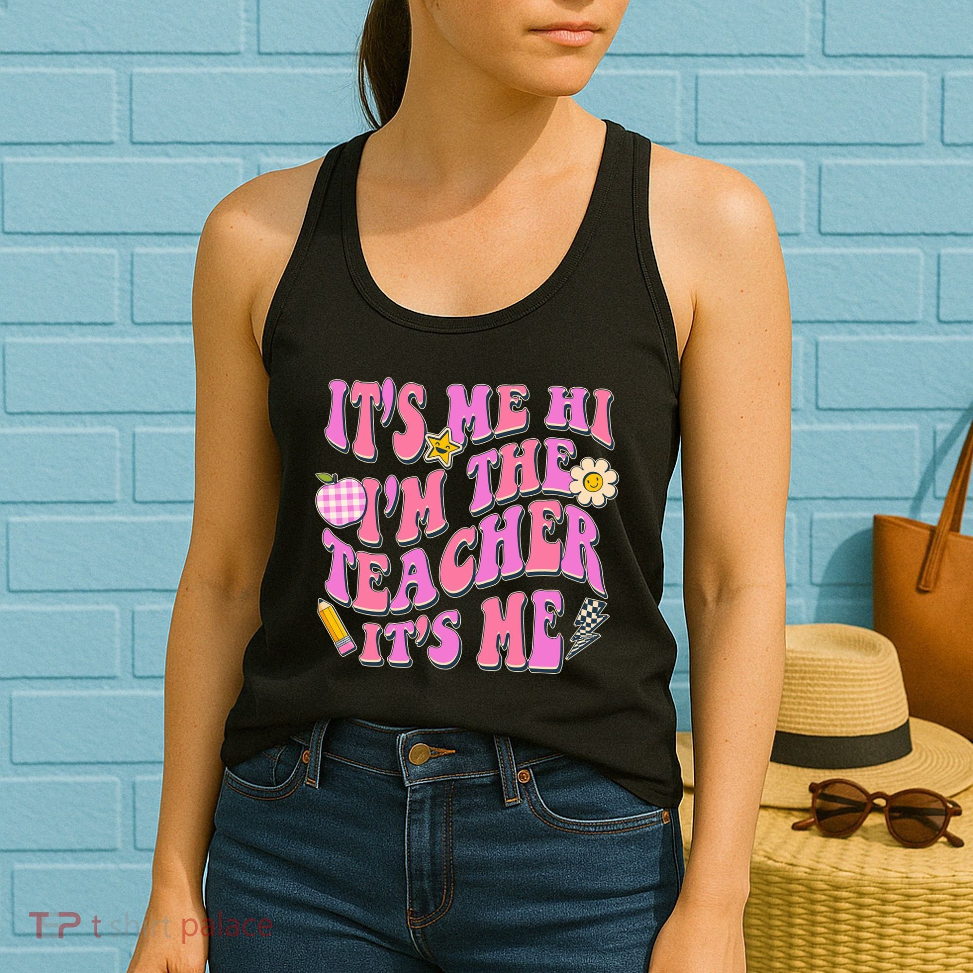 Retro Its Me Hi Im The Teacher Its Me Women's Tank Top