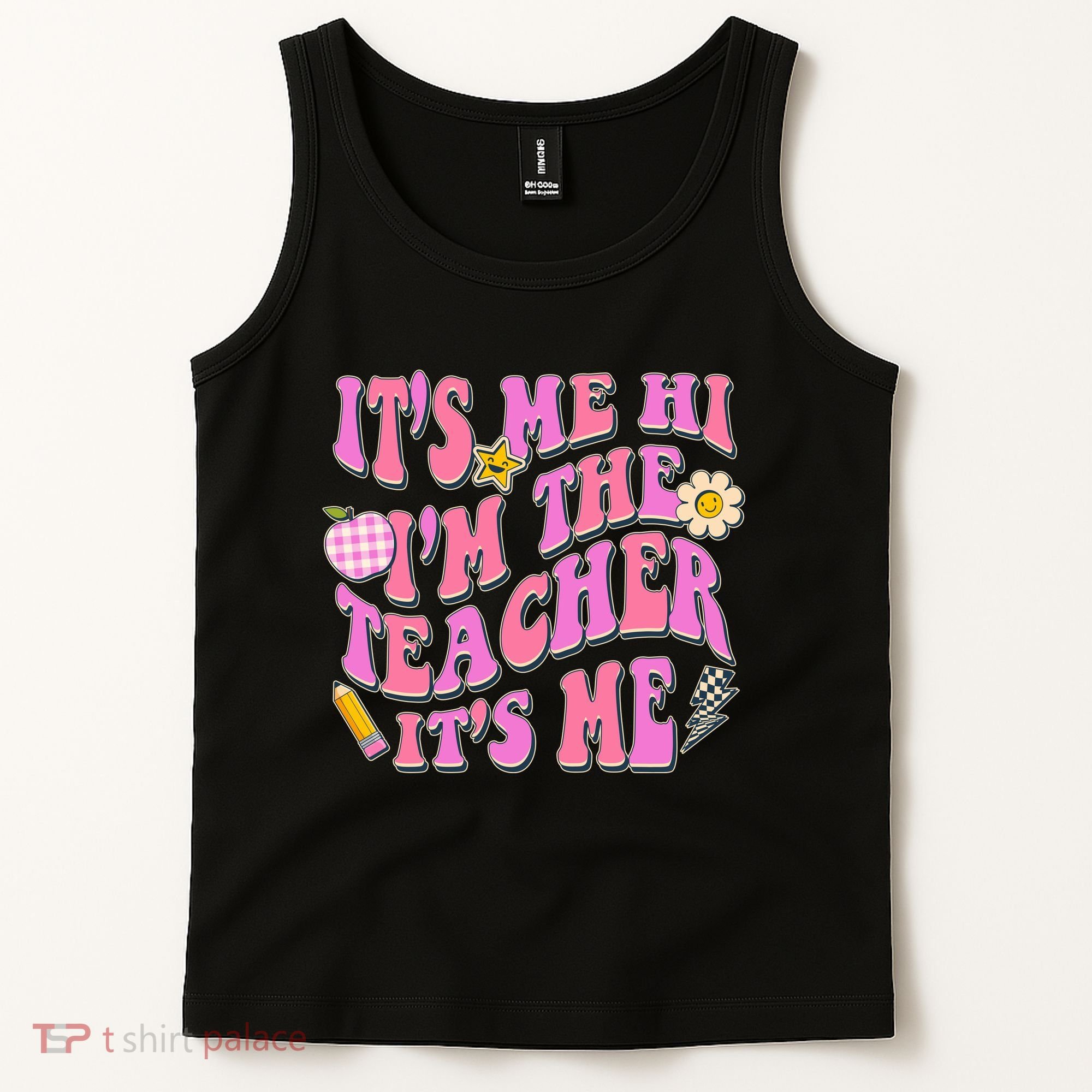 Retro Its Me Hi Im The Teacher Its Me Tank Top