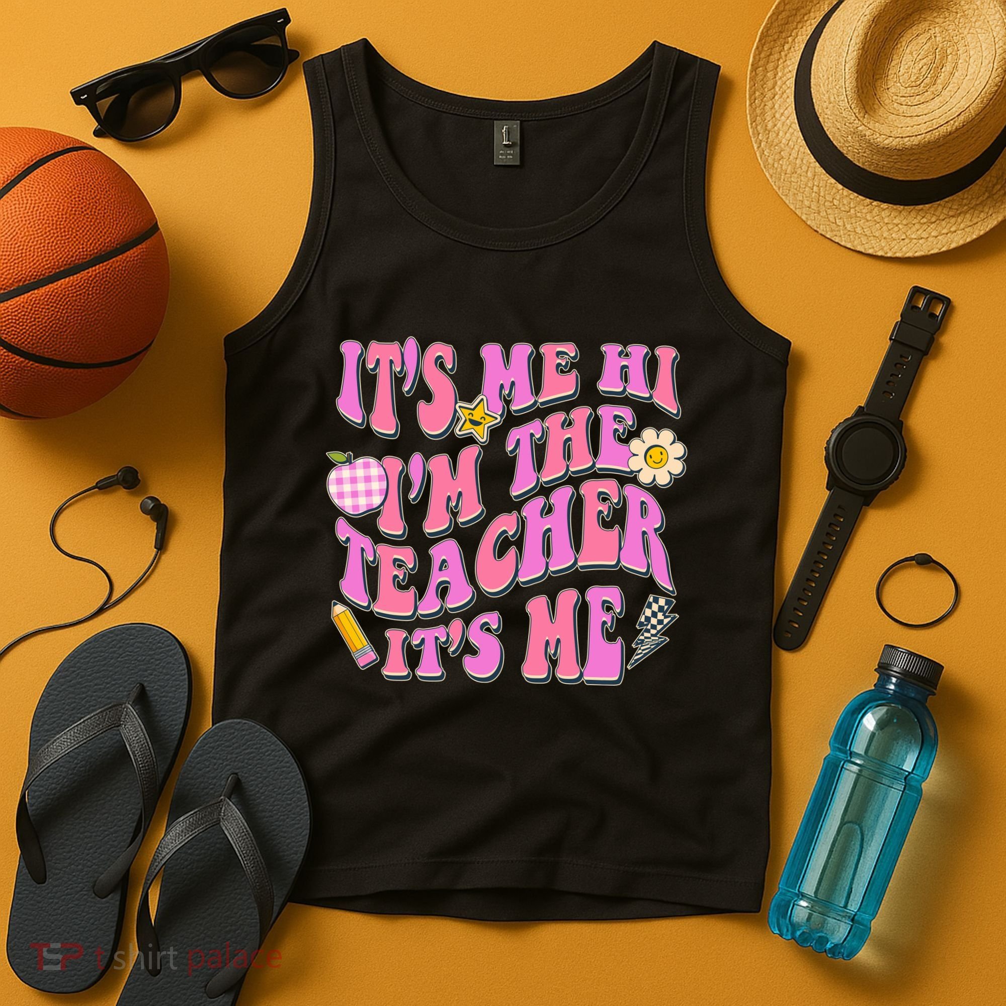 Retro Its Me Hi Im The Teacher Its Me Tank Top