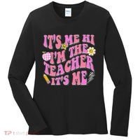 Retro Its Me Hi Im The Teacher Its Me Women's Long Sleeve Shirt thumb 0