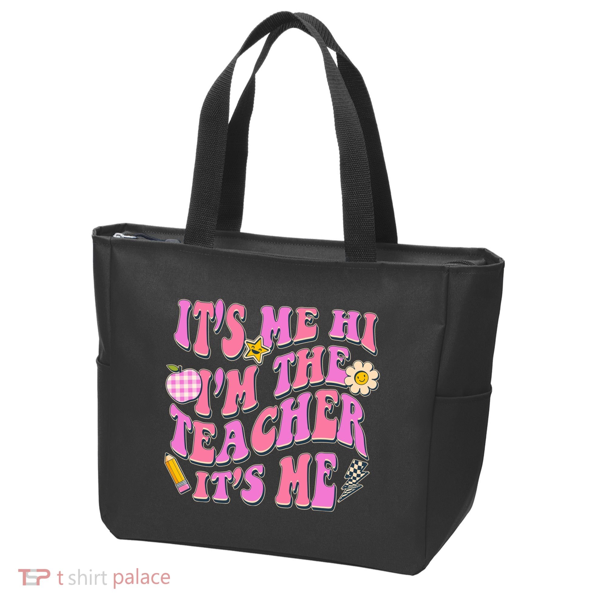 Retro Its Me Hi Im The Teacher Its Me Tote Bag