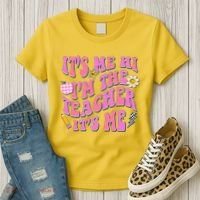 Retro Its Me Hi Im The Teacher Its Me Women's T-Shirt thumb 3