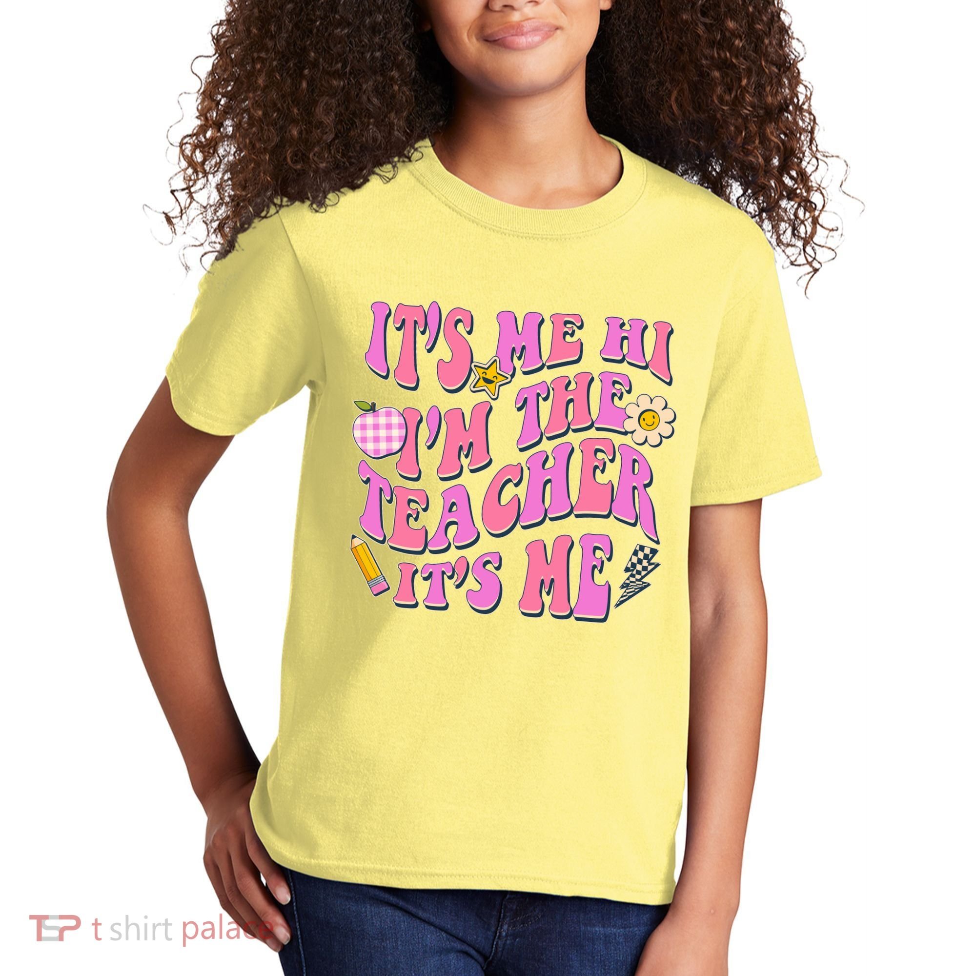 Retro Its Me Hi Im The Teacher Its Me Kids T-Shirt