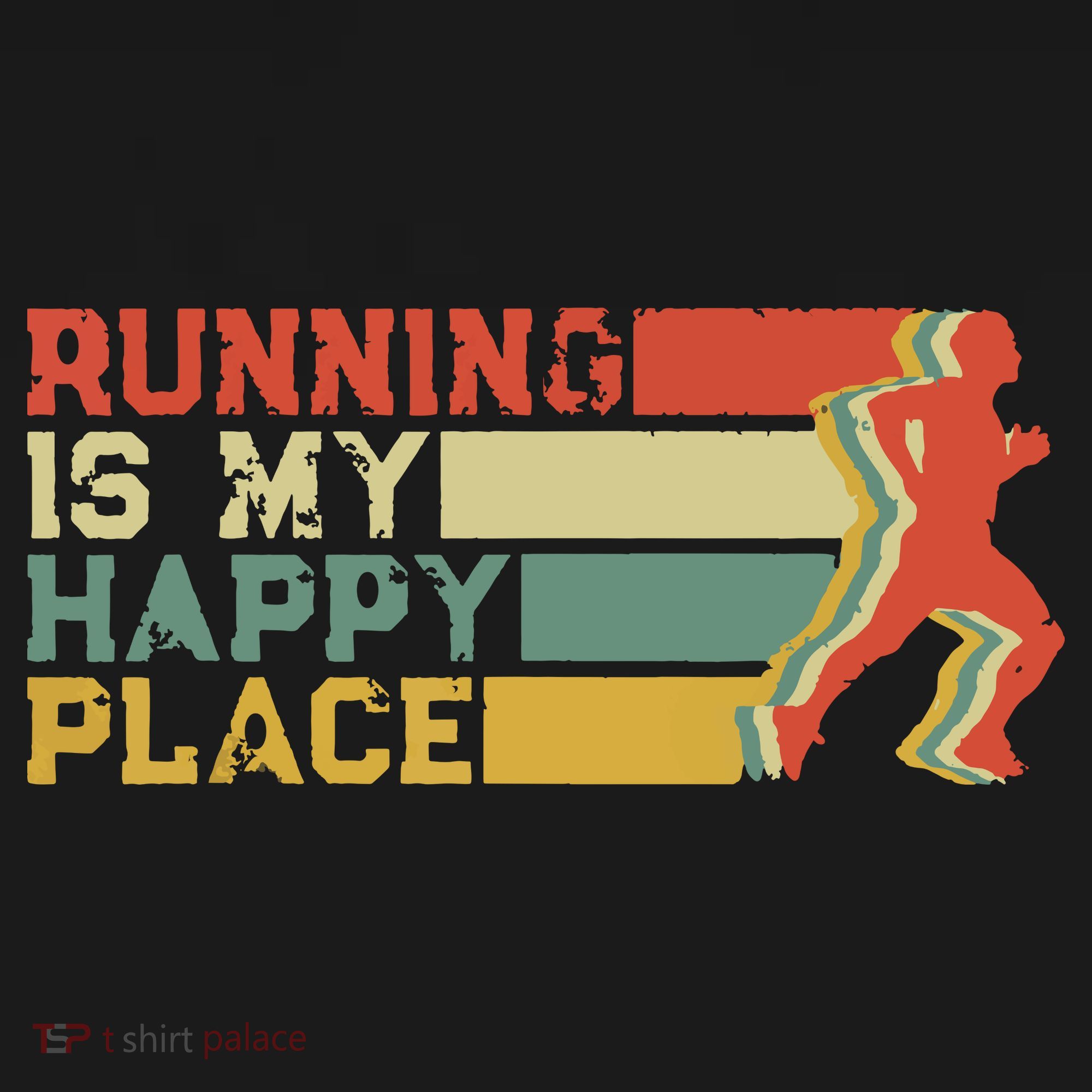 Running Is My Happy Place I Love To Run Runners Gifts Women's Hoodie