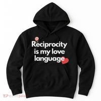 Reciprocity Is My Love Language Flower Red Heart Hoodie thumb 0