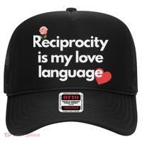 Reciprocity Is My Love Language Flower Red Heart Hat thumb 0