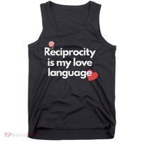 Reciprocity Is My Love Language Flower Red Heart Tank Top thumb 0