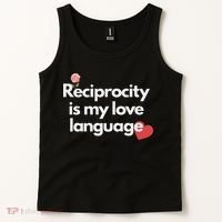 Reciprocity Is My Love Language Flower Red Heart Tank Top thumb 2