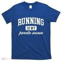 Running Is My Favorite Season Cross Country Gift T-Shirt thumb 0
