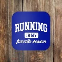 Running Is My Favorite Season Cross Country Gift Coaster thumb 0