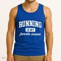 Running Is My Favorite Season Cross Country Gift Tank Top thumb 3
