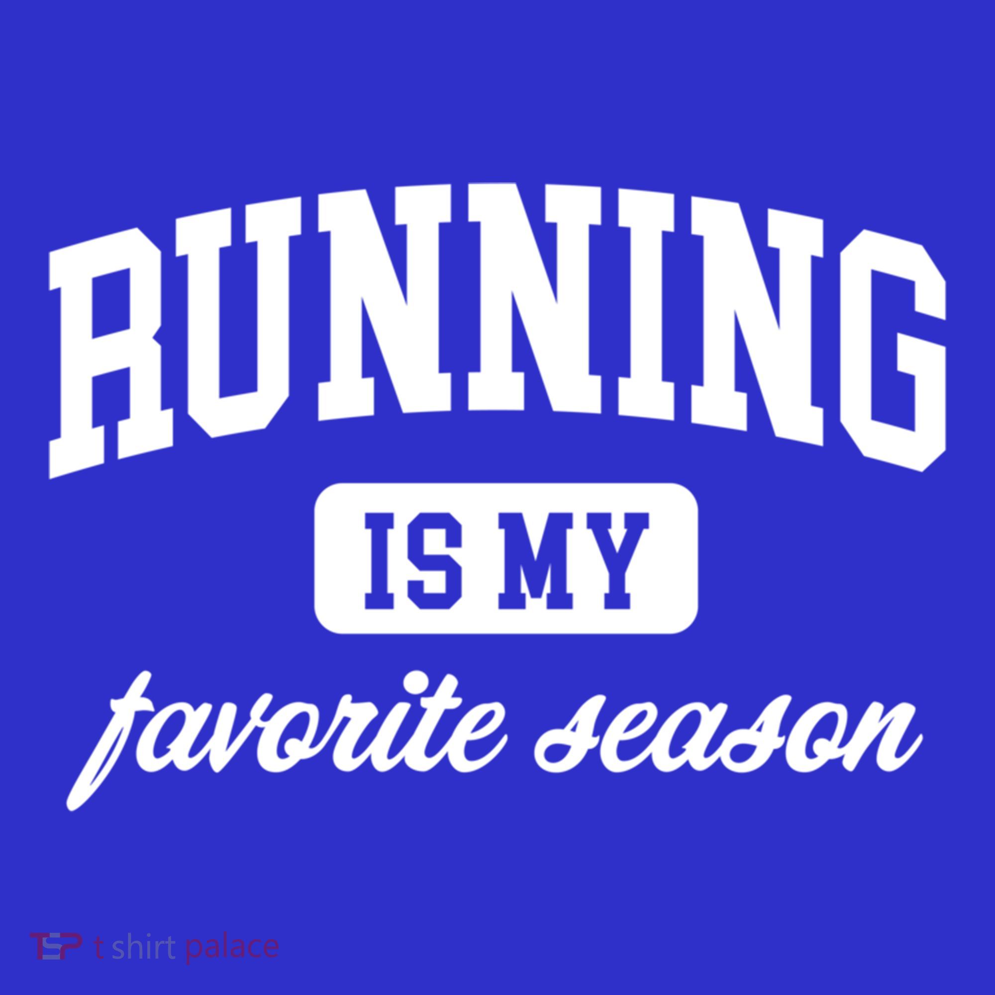 Running Is My Favorite Season Cross Country Gift Visor