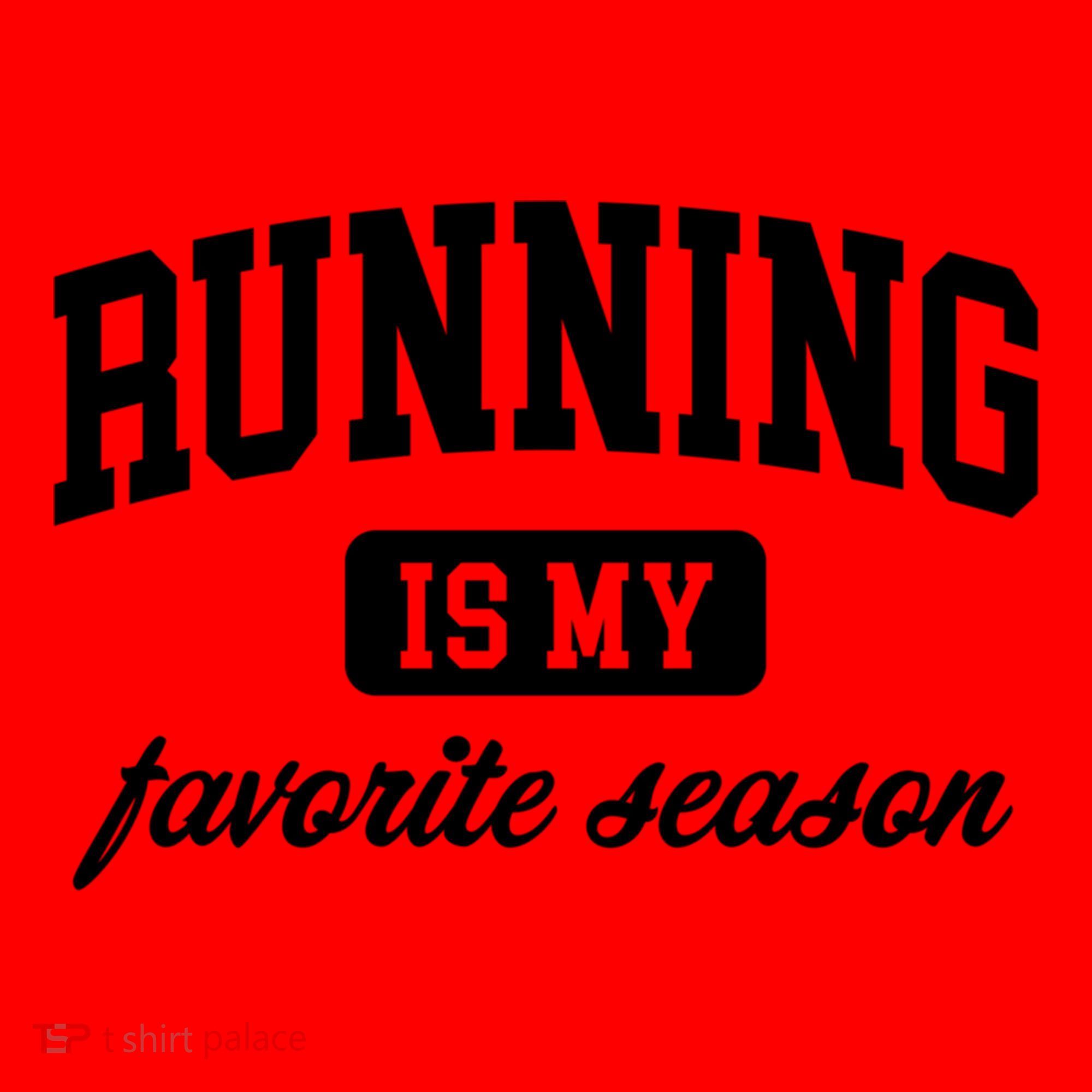 Running Is My Favorite Season Cross Country Gift Santa Hat