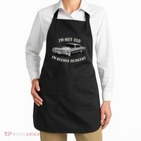 Retro IM Not Old IM Boomer Adjacent Classic Generation X Apron thumb 2