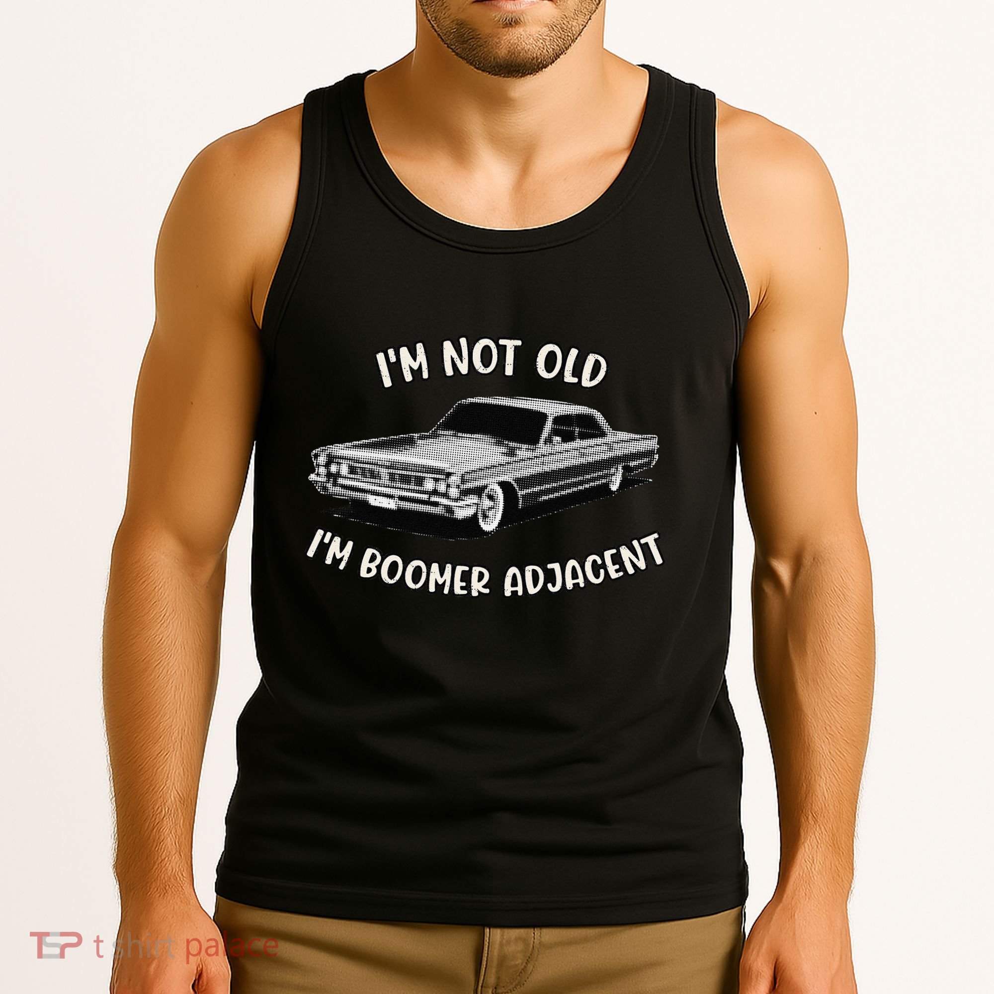 Retro IM Not Old IM Boomer Adjacent Classic Generation X Tank Top