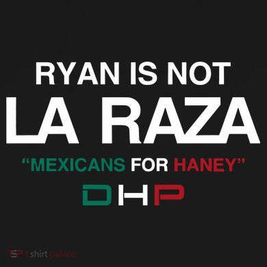 Ryan Is Not La Raza Mexicans For Haney Dhp Womens Funnel Neck Pullover Hood
