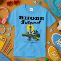 Rhode Island New England Kids T-Shirt thumb 3