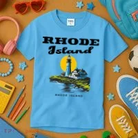 Rhode Island New England Kids T-Shirt thumb 3