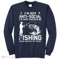 Really! I'm Not AntiSocial, I'd Just Rather Be Fishing Sweatshirt thumb 0