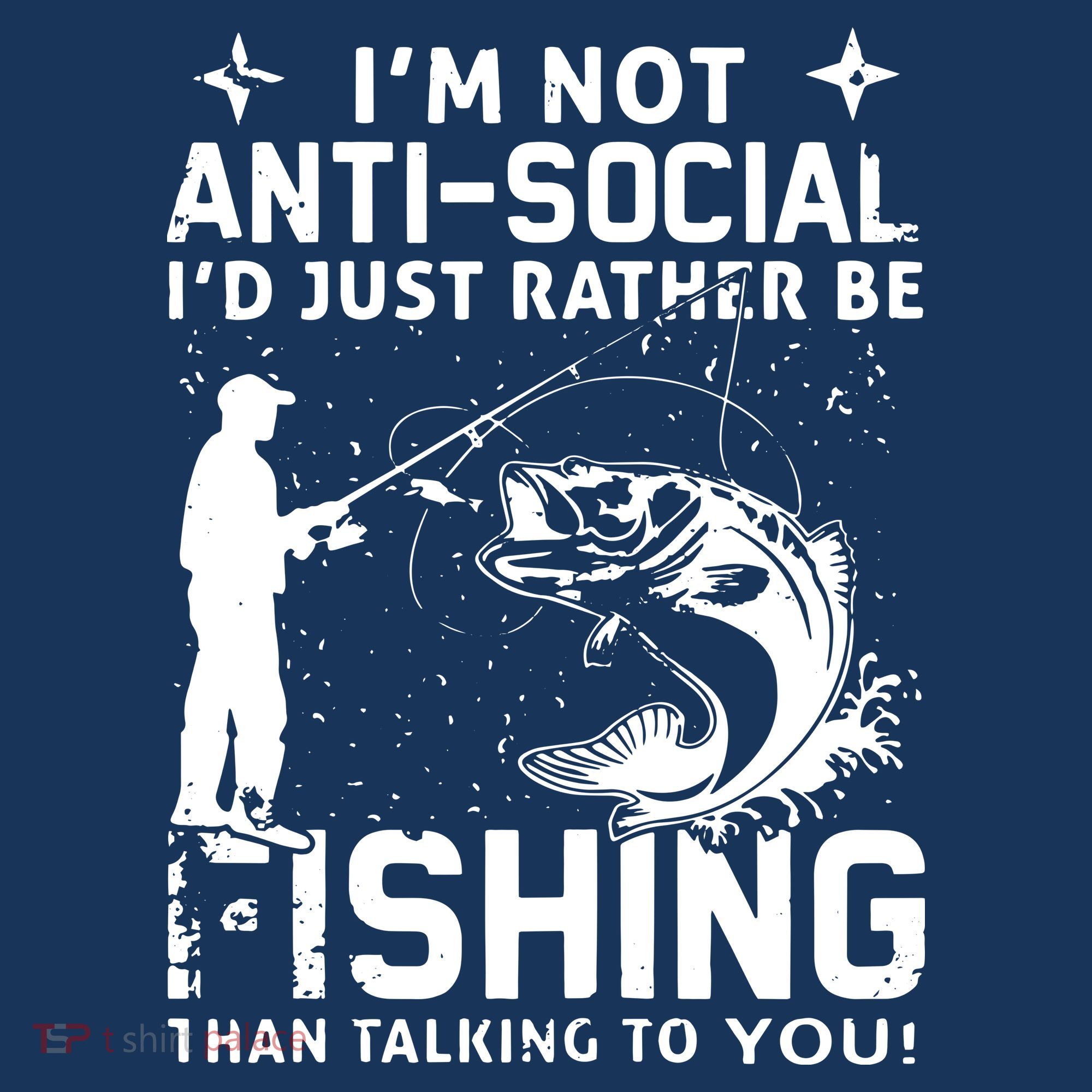 Really! I'm Not AntiSocial, I'd Just Rather Be Fishing Women's Tank Top