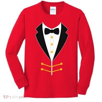 Ringmaster Costume Kids Long Sleeve Shirt