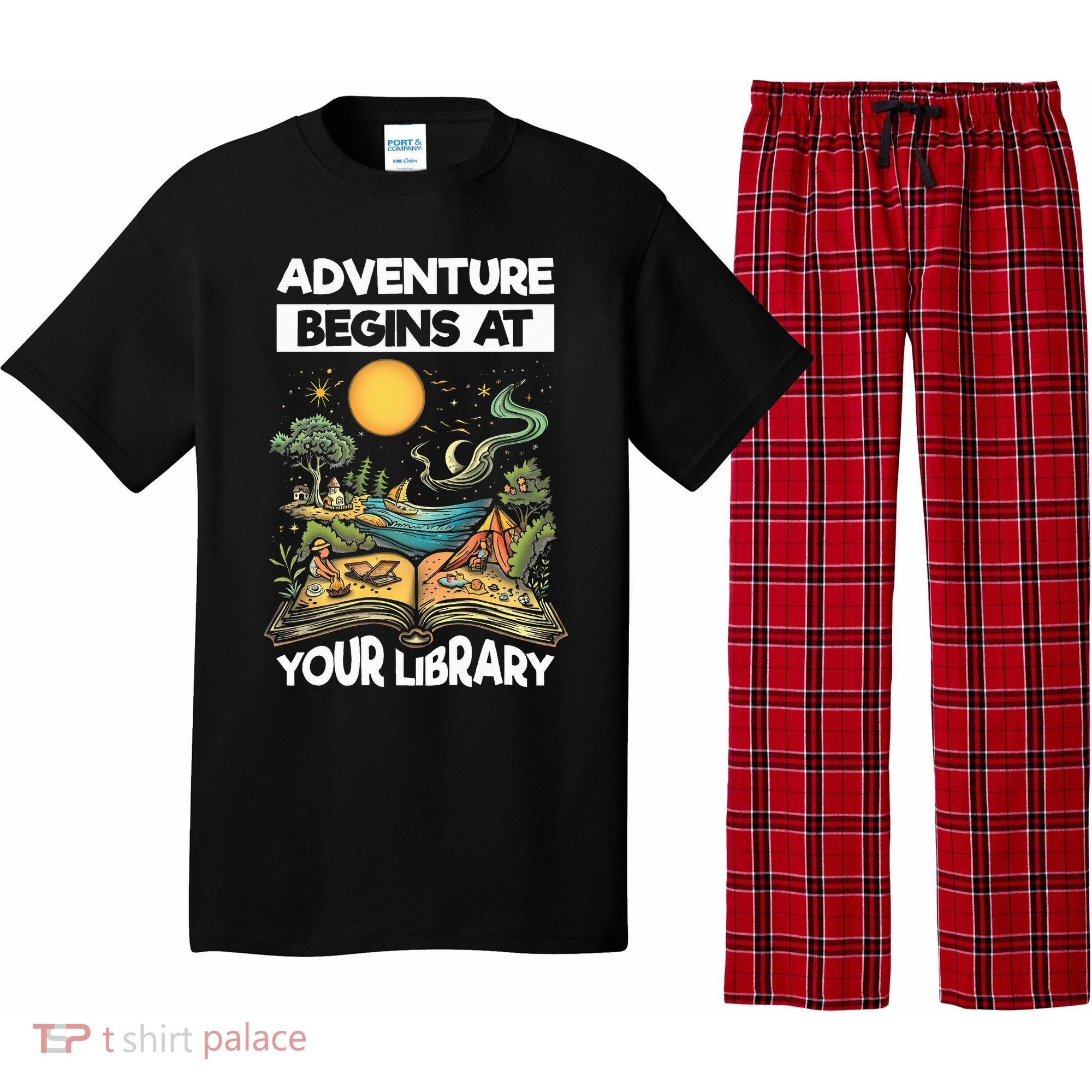 Reading Is Out There Adventure Begins At Your Library Pajama Set