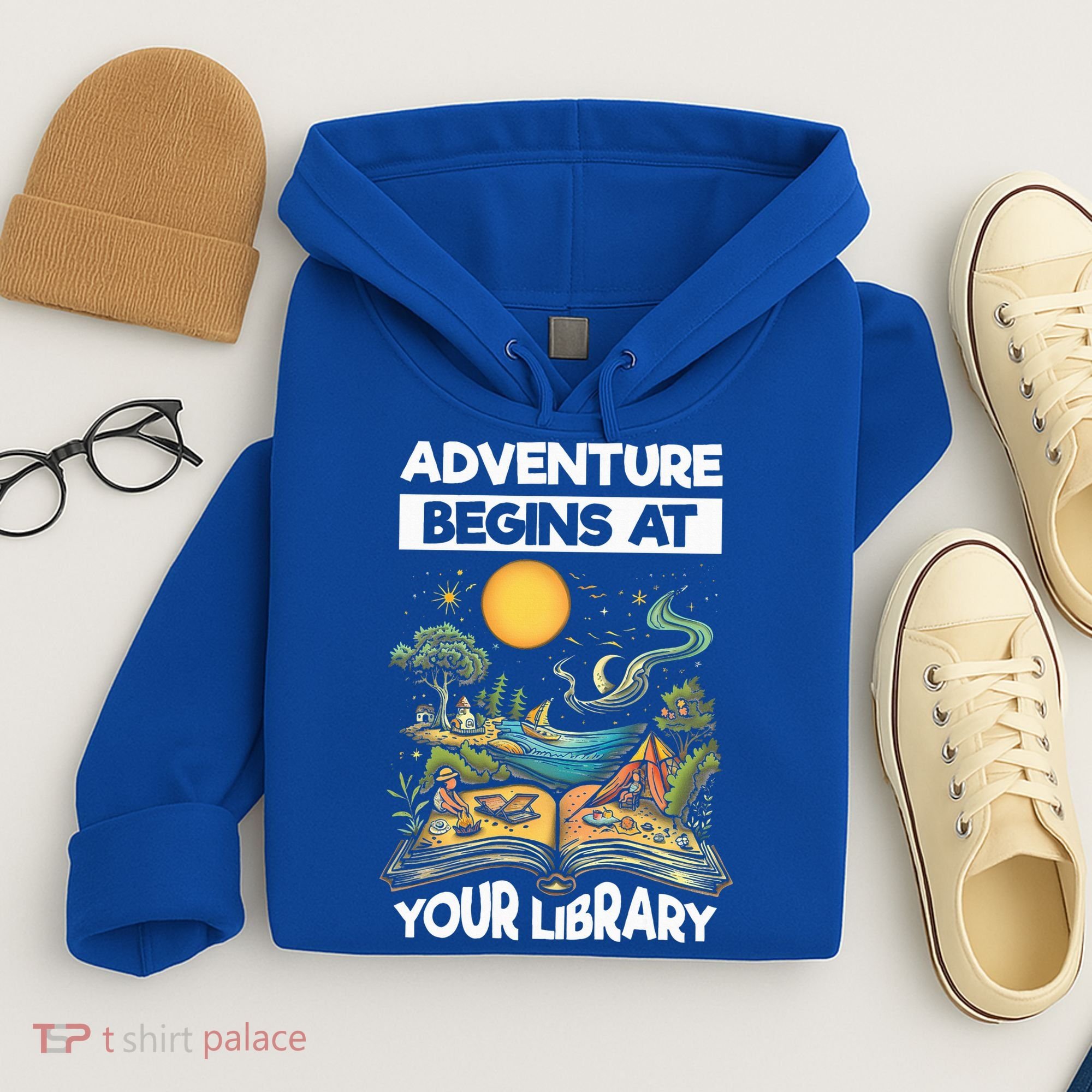 Reading Is Out There Adventure Begins At Your Library Hoodie