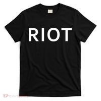 RIOT Funny Vintage Classic Logo T-Shirt thumb 0