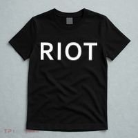 RIOT Funny Vintage Classic Logo T-Shirt thumb 5
