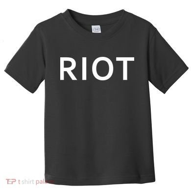 RIOT Funny Vintage Classic Logo Toddler T-Shirt