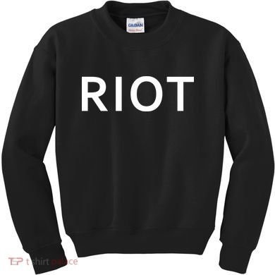 RIOT Funny Vintage Classic Logo Kids Sweatshirt