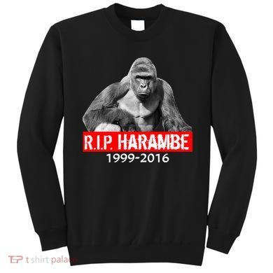 RIP Harambe Gorilla Cincinnati Zoo Sweatshirt