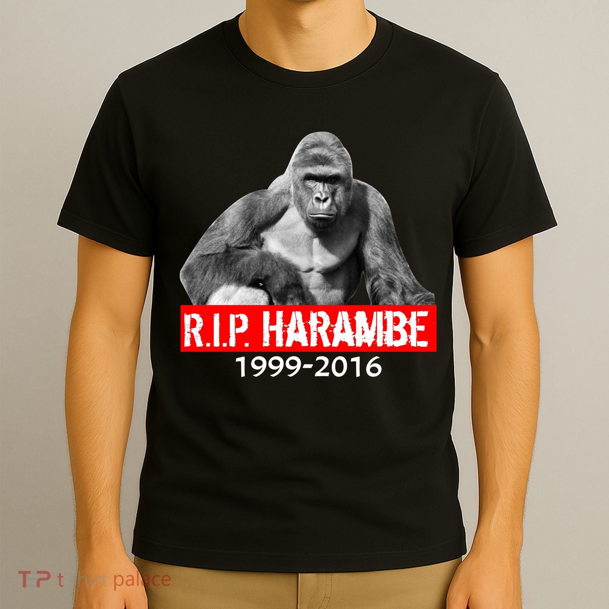 RIP Harambe Gorilla Cincinnati Zoo T-Shirt