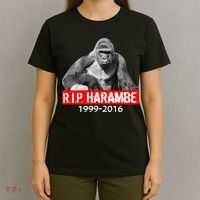 RIP Harambe Gorilla Cincinnati Zoo T-Shirt thumb 4