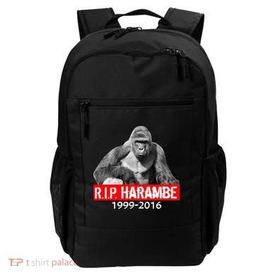 RIP Harambe Gorilla Cincinnati Zoo Backpack