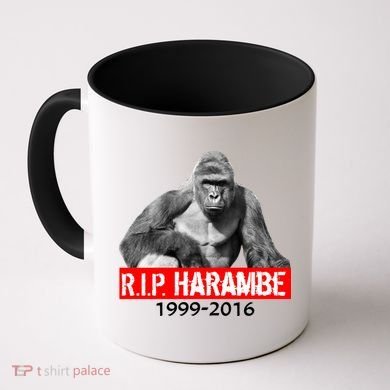 RIP Harambe Gorilla Cincinnati Zoo Coffee Mug