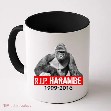 RIP Harambe Gorilla Cincinnati Zoo Coffee Mug
