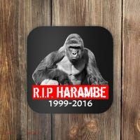 RIP Harambe Gorilla Cincinnati Zoo Coaster thumb 0