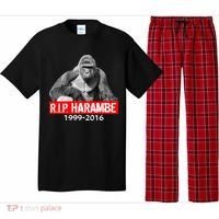RIP Harambe Gorilla Cincinnati Zoo Pajama Set thumb 0