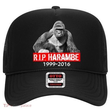 RIP Harambe Gorilla Cincinnati Zoo Hat