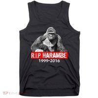 RIP Harambe Gorilla Cincinnati Zoo Tank Top thumb 0