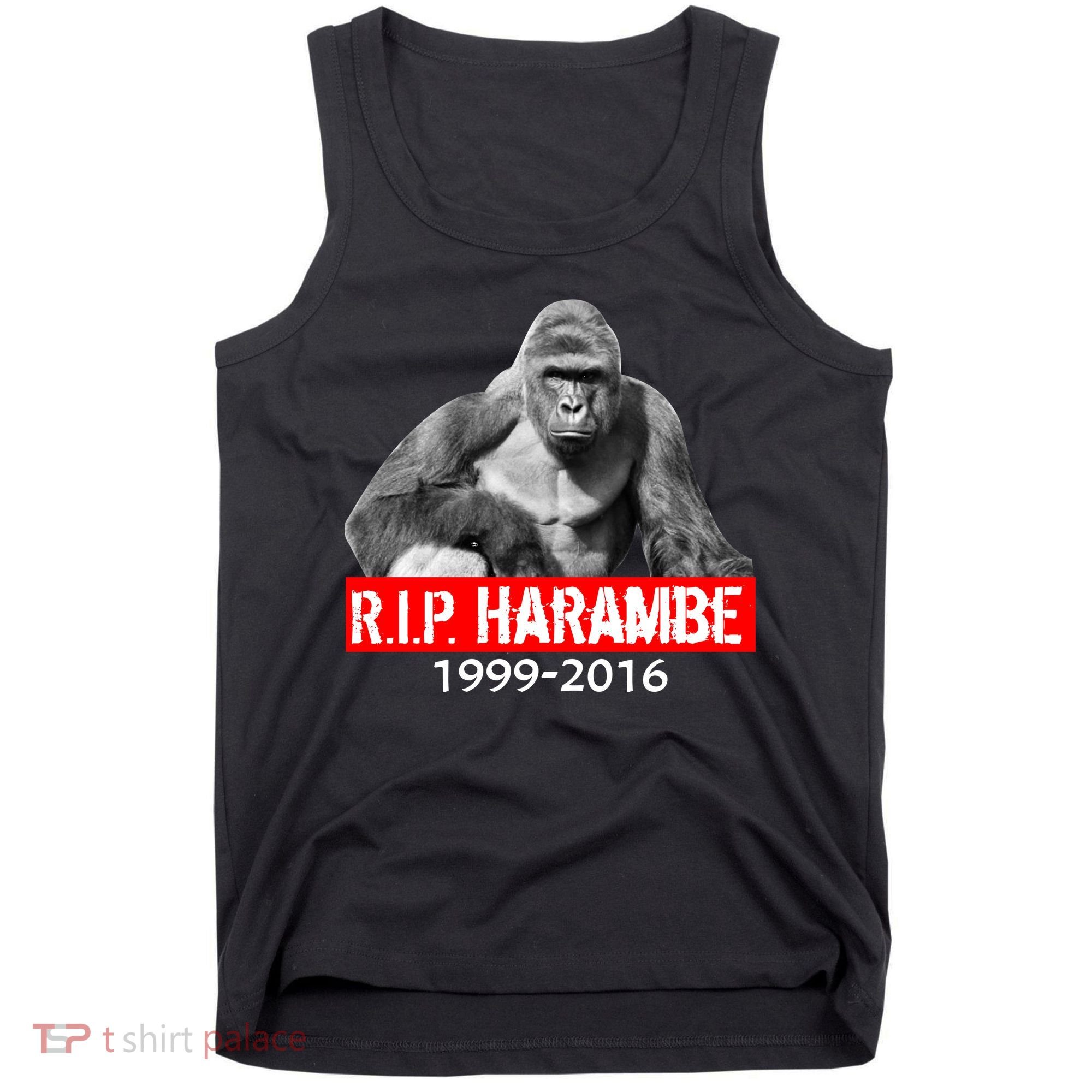 RIP Harambe Gorilla Cincinnati Zoo Tank Top