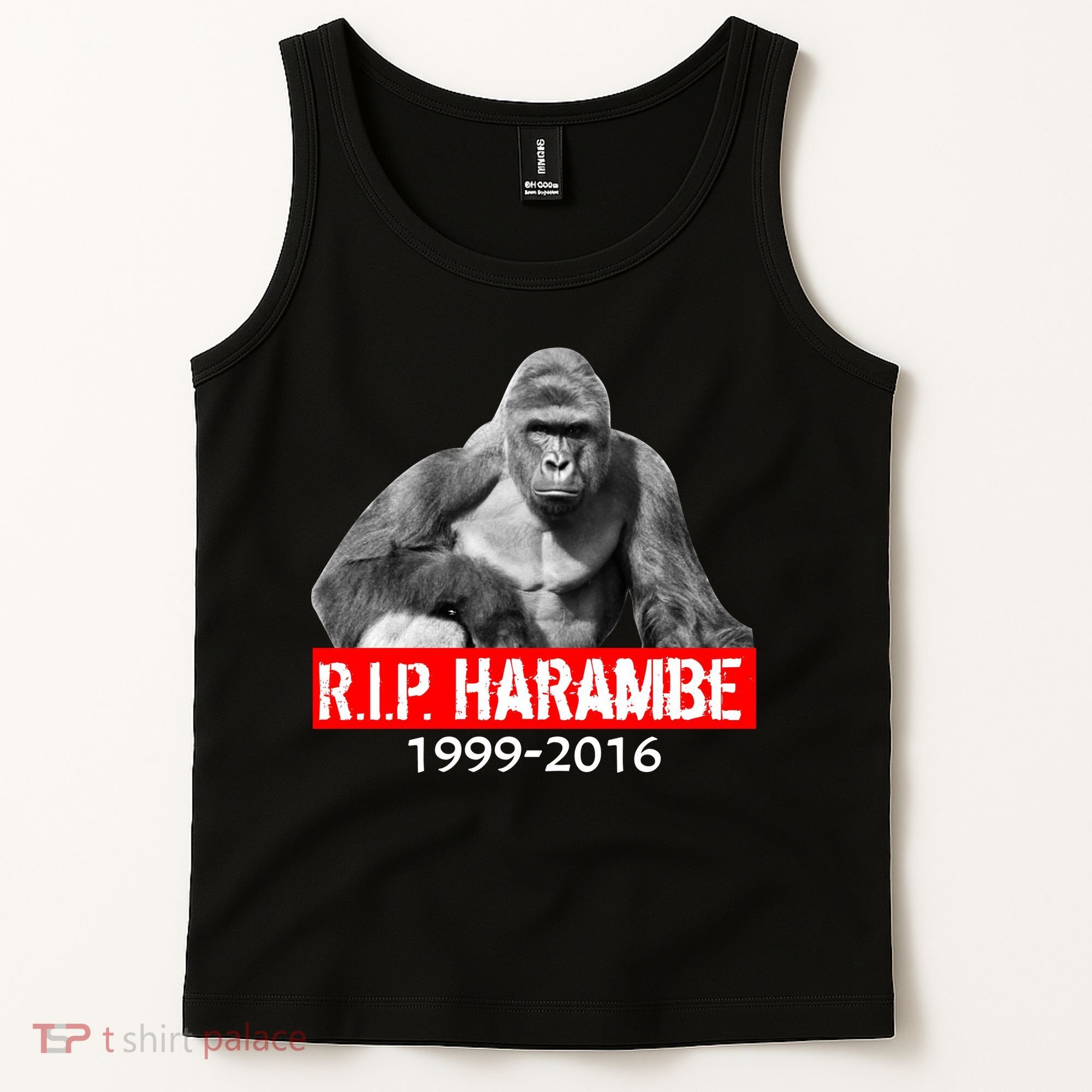 RIP Harambe Gorilla Cincinnati Zoo Tank Top