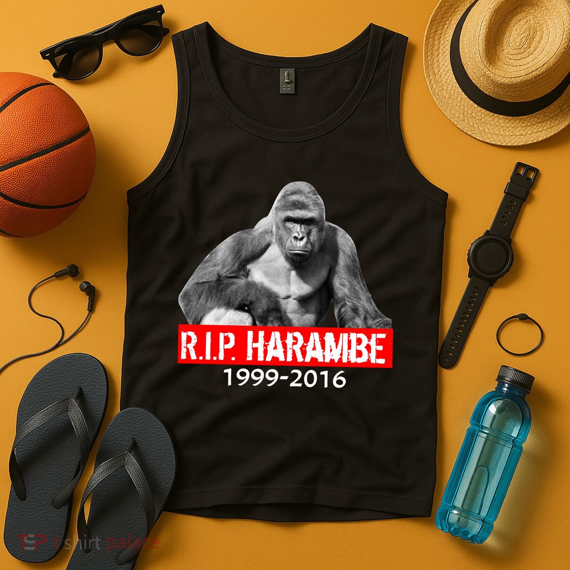 RIP Harambe Gorilla Cincinnati Zoo Tank Top
