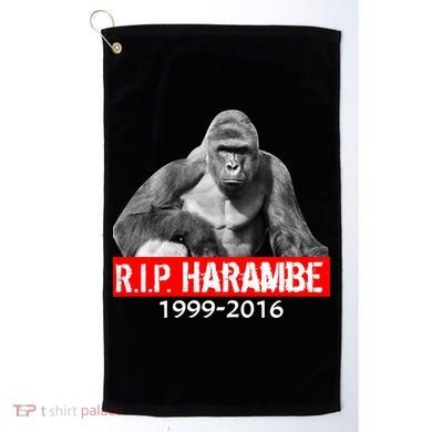 RIP Harambe Gorilla Cincinnati Zoo Golf Towel