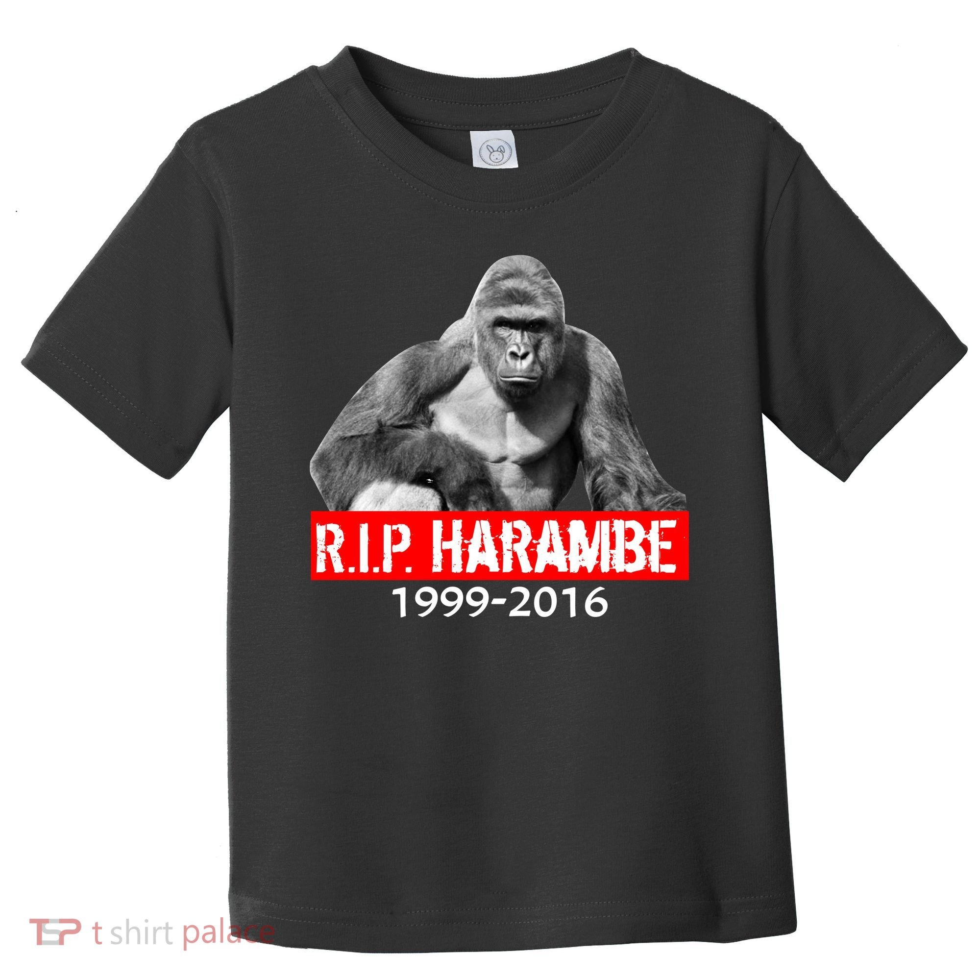 RIP Harambe Gorilla Cincinnati Zoo Toddler T-Shirt
