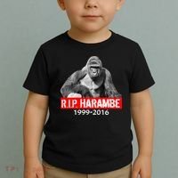 RIP Harambe Gorilla Cincinnati Zoo Toddler T-Shirt thumb 2