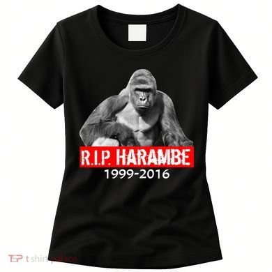 RIP Harambe Gorilla Cincinnati Zoo Women's T-Shirt