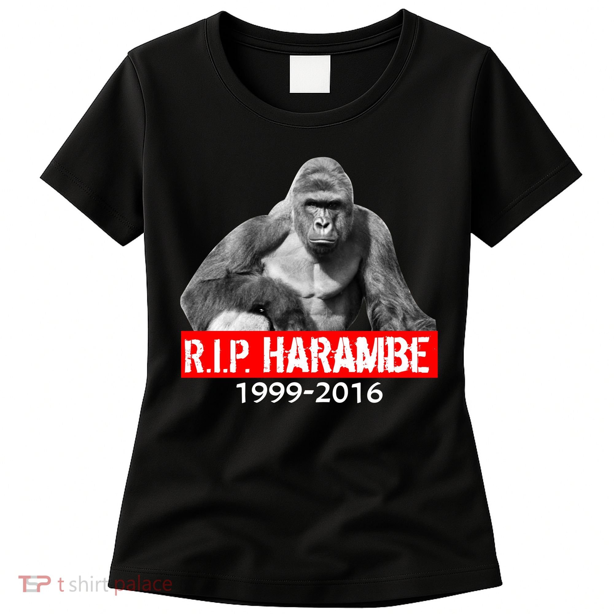 RIP Harambe Gorilla Cincinnati Zoo Women's T-Shirt