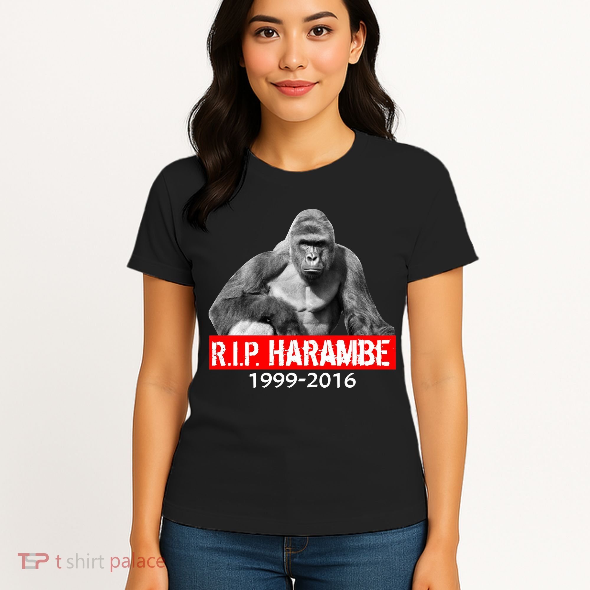 RIP Harambe Gorilla Cincinnati Zoo Women's T-Shirt
